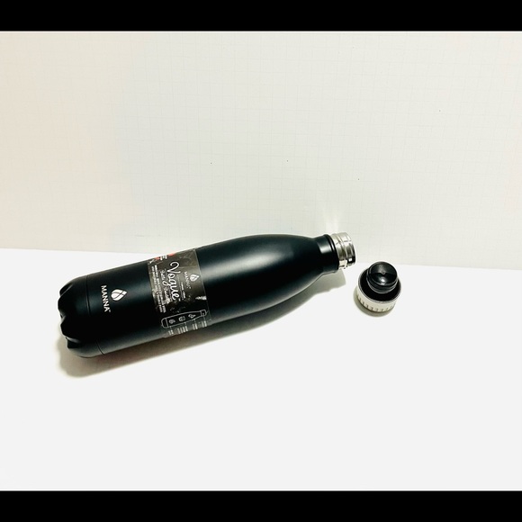 Manna Vogue 25 OZ Water Bottle Black Double Insulation 18/8 Stainless Steel - Picture 3 of 11